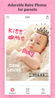baby photos – pregnancy pic maker & baby milestone iphone screenshot 1