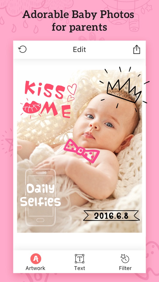 Baby Photos – Pregnancy Pic Maker & Baby Milestone - 1.3 - (iOS)
