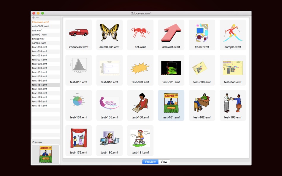 #1. WMF Viewer - For WMF and EMF (macOS) Podle: Lun Peng