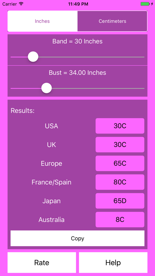 Bra Size Calculator - 1.0.1 - (iOS)