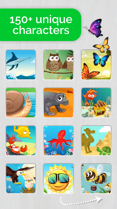 AmBa puzzles: Animal world. Toddler games for free screenshot 4