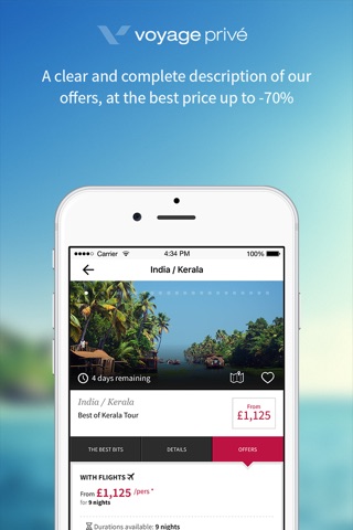 Voyage Privé : Vols et Hôtels screenshot 2