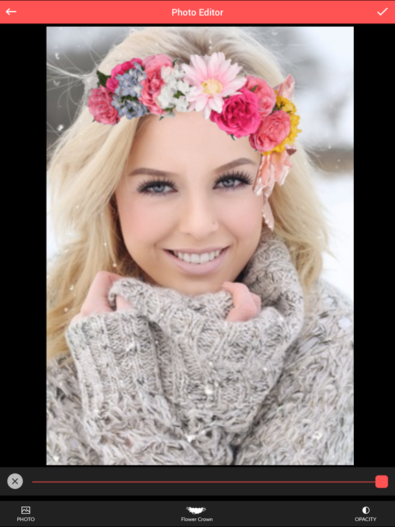 Screenshot #6 pour Flower Crown Photo Editor - Flower Crown Stickers