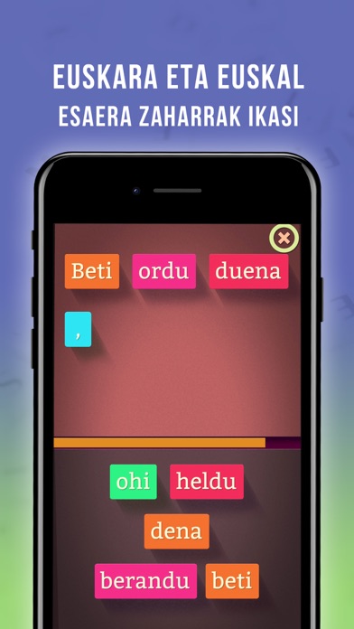 Screenshot #3 pour Esaera Zaharrak - Euskera
