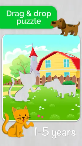 Game screenshot AmBa puzzles: Animal world. Toddler games for free mod apk