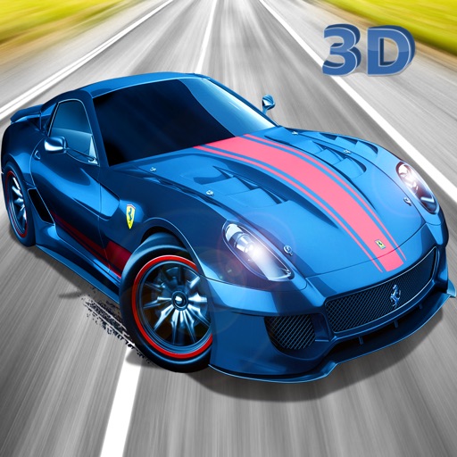 3D Street Car Race Road Warrior iOS App