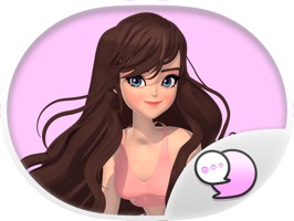 CrazyRuby 3D Sexy girl 1 Stickers for iMessage