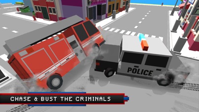 Blocky Police Super Heroes screenshot 1