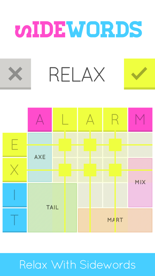 #1. Sidewords (iOS) 由: Milkbag Games