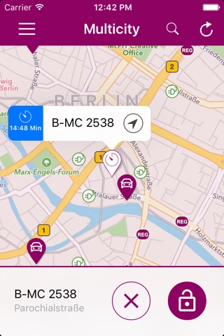 Multicity Carsharing screenshot 3