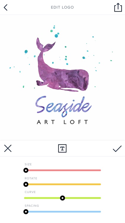 Watercolor Logo Maker - Small Business Logo Design screenshot-4