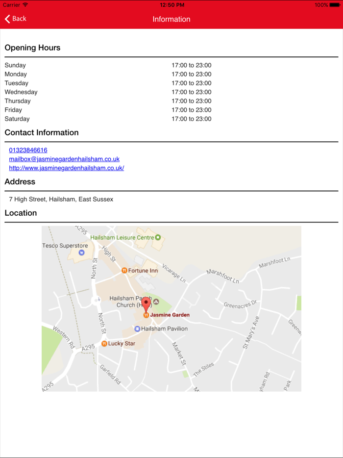 Jasmine Garden Hailsham