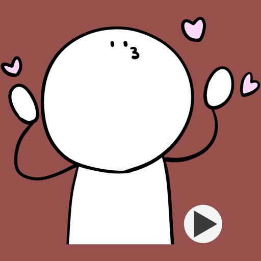 Sticker that conveys emotion violently