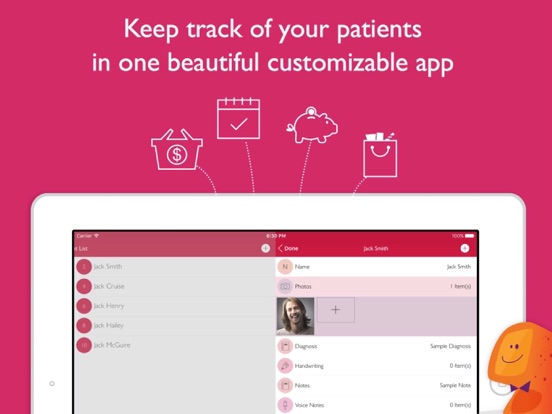 Patient List+ By Tryvin iPad screenshot