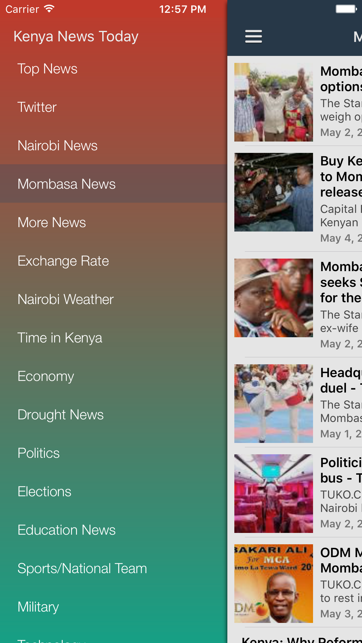 Kenya News Today- Latest Nairobi & Mombasa Updates