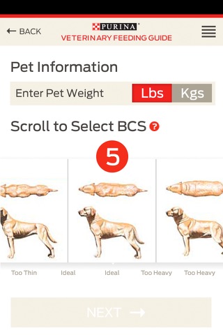 Purina® Feeding Guide screenshot 2