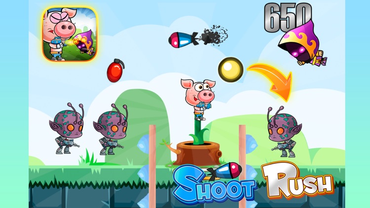 Shoot Rush Alien Bomb
