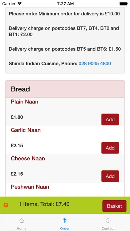Shimla Indian Cuisine screenshot-3