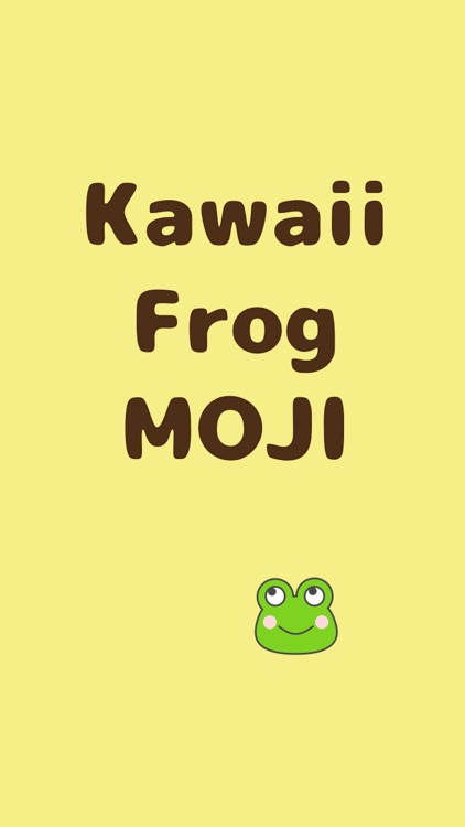 Frog Moji Kawaii emoji