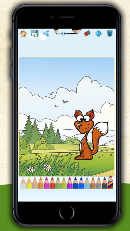 Animals coloring book – paint drawings