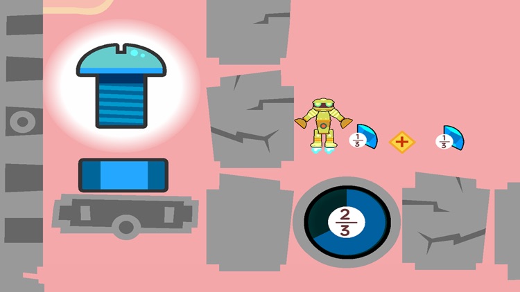Robo Math Fractions screenshot-3