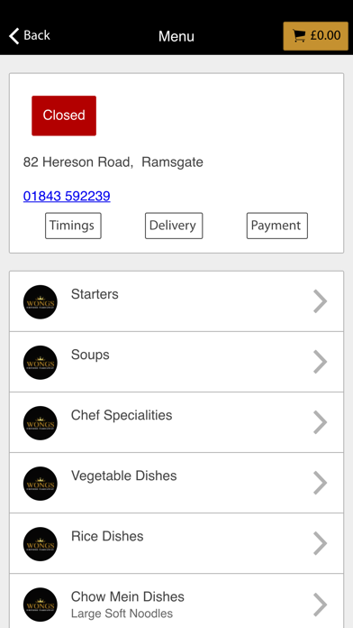 Screenshot #2 pour Wongs Chinese Takeaway