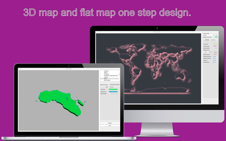 Map Designer(3D and Flattened) - 2.1 - (macOS)