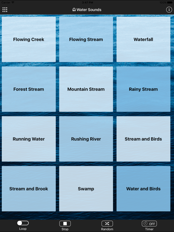 Screenshot #1 for Water Sounds