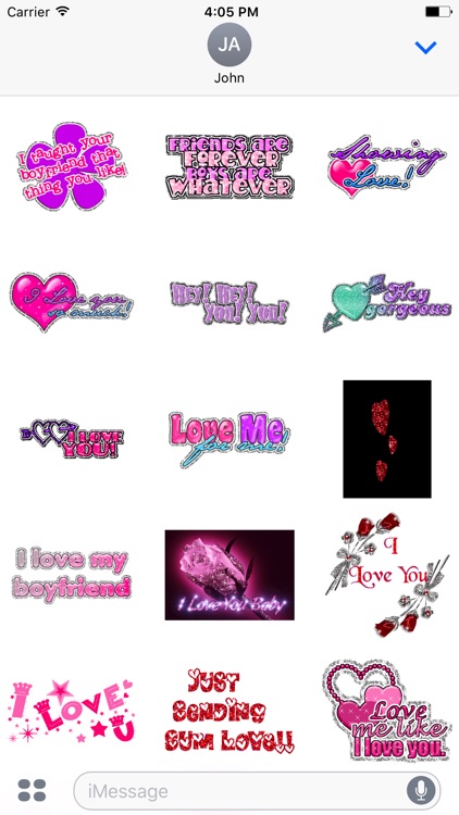 Animated Girlfriend & Boyfriend Love GIF Stickers