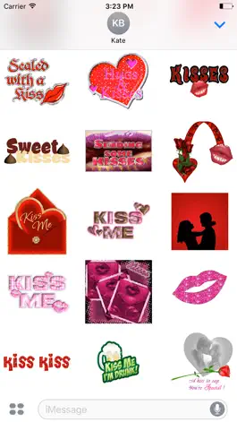 Game screenshot Animated Love & Kiss Stickers hack