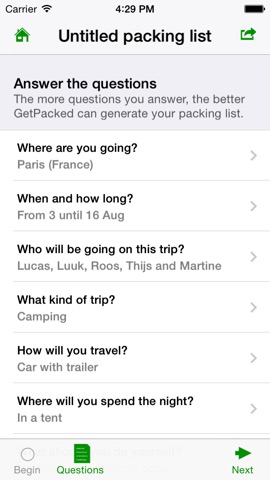 GetPacked: packing listのおすすめ画像1