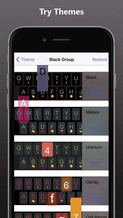 AspectKey - Color keyboard themes with emoji screenshot-4
