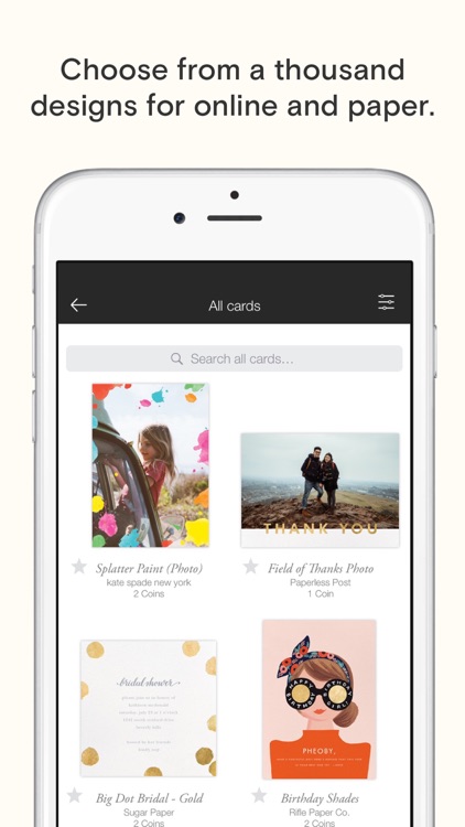 Paperless Post: Invitations and eCards