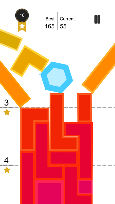 Tap Falling：Crush the tower of blocks screenshot 3