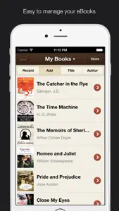 YiBook - epub txt reader screenshot #1 for iPhone