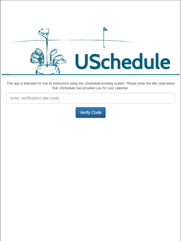 USchedule - Instructor/Coach App