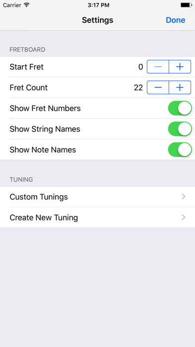 Screenshot #3 pour FretBud - Chord & Scales for Guitar, Bass and More