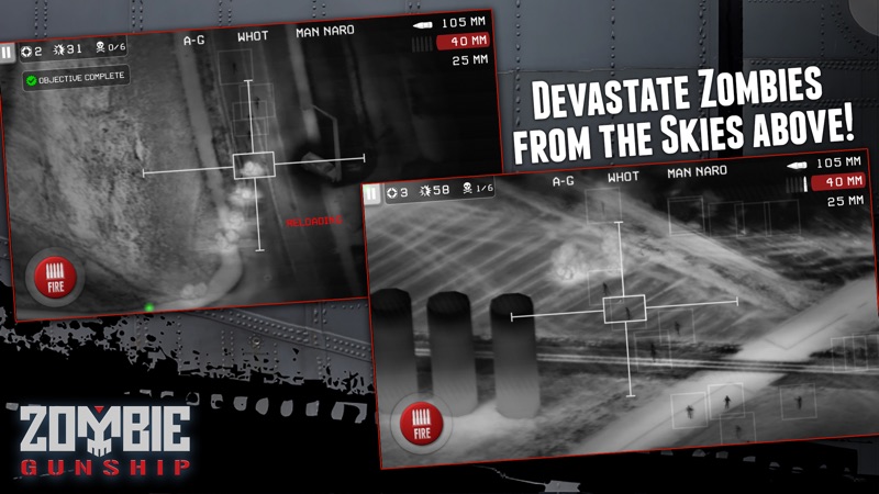 Zombie Gunship: Gun Down Zombies screenshot 4