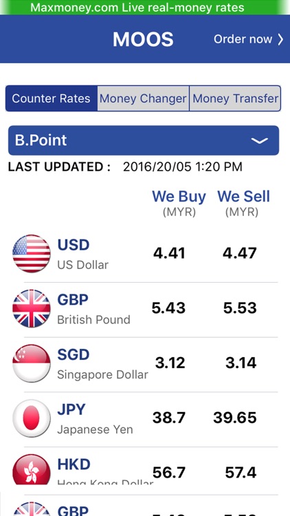 MOOS MaxMoney Exchange