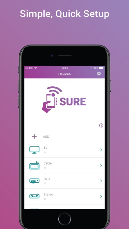 SURE Universal Smart Remote Control screenshot-4