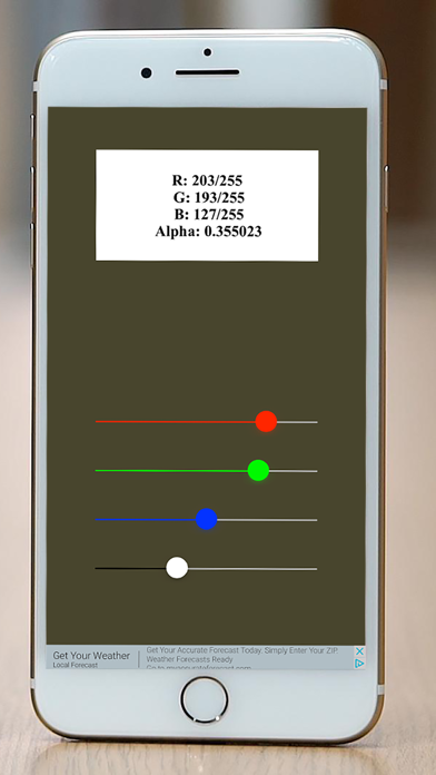 Screenshot #1 pour iRGB Color