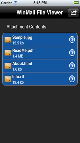 Winmail.dat Viewer - For iOS 10のおすすめ画像2