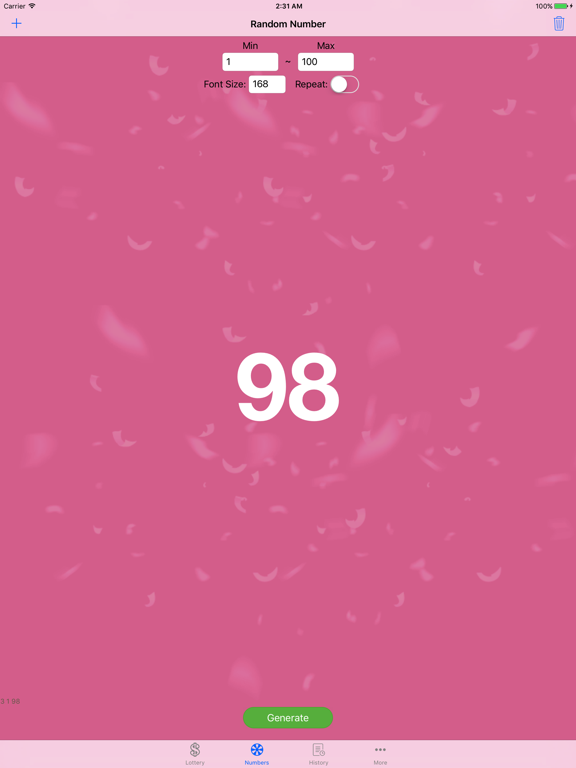 Screenshot #4 pour Nombre Aléatoire - Random All Numbers