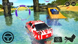 Floating Water Car Driving - Beach Surfing Racing screenshot #2 for iPhone