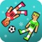 The players on the pitch like tumbler shuffling back and forth ,a variety of wacky action