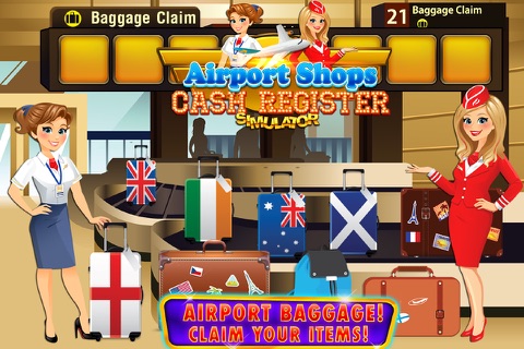 Airport Cash Register & Flight Attendant Simulator screenshot 2