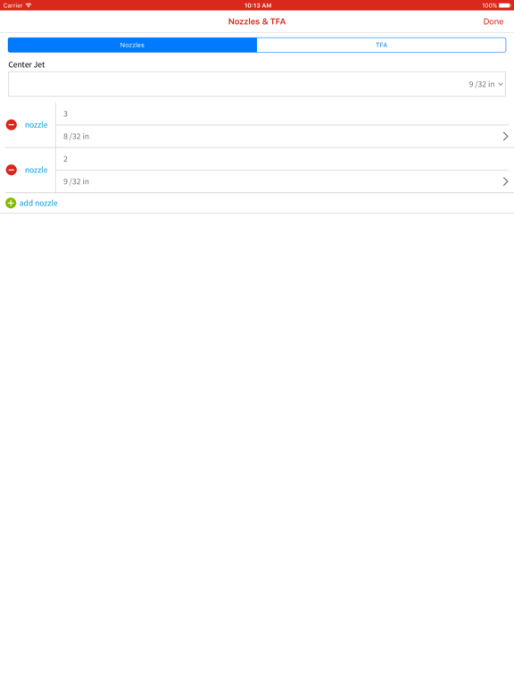 Screenshot #5 pour Drill Bit Nozzle Calculator