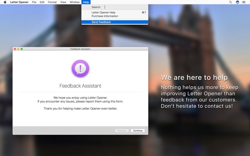 Letter Opener Screenshot
