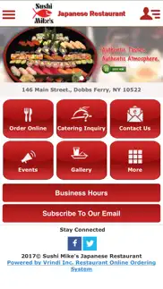 sushi mikes japanese restaurant iPhone Captures Décran 1