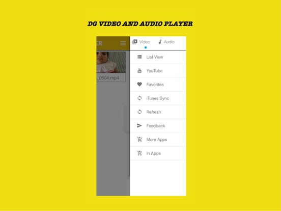 DG Player - HD video player for iPhone/iPadのおすすめ画像1